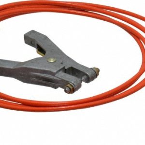 HUBBELL WORKPLACE SOLUTIONS 19 AWG, 10 Ft., Hand Clamp, Terminal, Grounding Cable with Clamps GCSI-HE-10