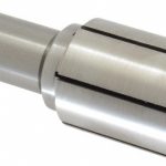 DUNHAM TOOL 1/2 to 1-1/4" Grip, 1-1/4" Face Dia, 1-1/2" Body Length, Ledloy, Expanding Lathe Mandrel MM2