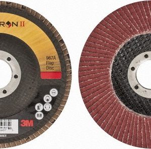 3M Flap Disc: 7/8" Hole, 80 Grit, Ceramic, Type 27 7000148183