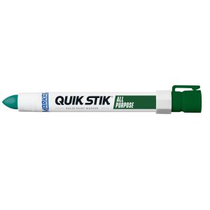 MARKAL Solid Paint Marker: Green, Alcohol Base, Bullet Tip 61069