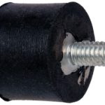 TECH PRODUCTS 45 Lb Capacity, 1/4-20 Plate/Stud Vibration Isolator 51161