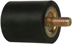 TECH PRODUCTS 100 Lb Capacity, 5/16-18 Plate/Stud Vibration Isolator 50928