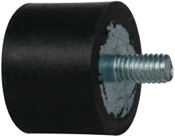 TECH PRODUCTS 96 Lb Capacity, 5/16-18 Plate/Stud Vibration Isolator 51352