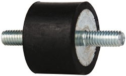 TECH PRODUCTS 105 Lb Capacity, 5/16-18 Stud/Stud Vibration Isolator 51356