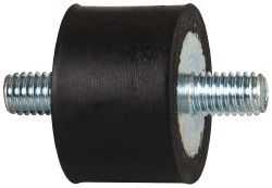 TECH PRODUCTS 135 Lb Capacity, 3/8-16 Stud/Stud Vibration Isolator 51391