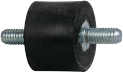 TECH PRODUCTS 44 Lb Capacity, M6 Stud/Stud Vibration Isolator 50959-1