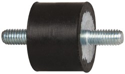 TECH PRODUCTS 70 Lb Capacity, M6 Stud/Stud Vibration Isolator 50959-5