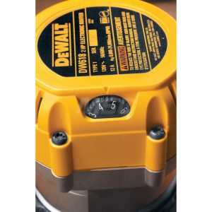 DEWALT 8,000 to 24,000 RPM, 2.25 HP, 12 Amp, Fixed Base Electric Router DW618