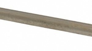 DIVINE BROTHERS Mounted Polishing Bob: Cylinder Shape, 1/4" Max Dia, 1/8" Shank Dia, Wool Felt B1-H