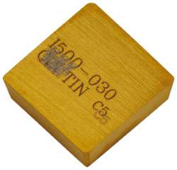 CUTTING TOOL TECHNOLOGIES Milling Insert: C5, Solid Carbide 1500-030 TIN