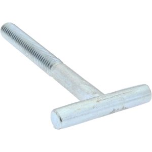 GIBRALTAR Steel T-Strap Bolt: 3/8-16, 2" Thread Length, Zinc-Plated 840435C-G
