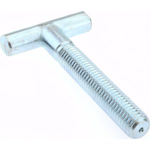 GIBRALTAR Steel T-Strap Bolt: 1/2-13, 2-1/2" Thread Length, Zinc-Plated 840535C-G