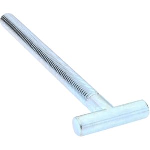 GIBRALTAR Steel T-Strap Bolt: 1/2-13, 5-1/2" Thread Length, Zinc-Plated 840565C-G