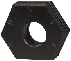 MITEE-BITE 7 to 12mm Hex, 1/2-13 Stud Thread, Irregular Hex Clamp 90125