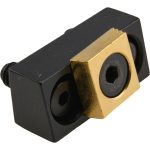 MITEE-BITE 5/16-18 Screw Thread, 3/4" Wide x 1/2" High, Serrated & Smooth Steel Compact Style Screw Mount Toe Clamp 24106