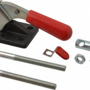 DE-STA-CO Pull-Action Latch Clamp: Vertical, 4,000 lb, U-Hook, Flanged Base 374