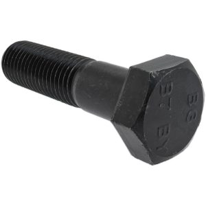 HOLO KROME CO Hex Head Bolt: 1-8, 4" Length Under Head, Alloy Steel, Grade B7 0155558
