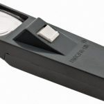VALUE COLLECTION 10x Magnification, 1-1/4 Inch Long x 1-1/4 Inch Wide, Acrylic Handheld Magnifier 3002