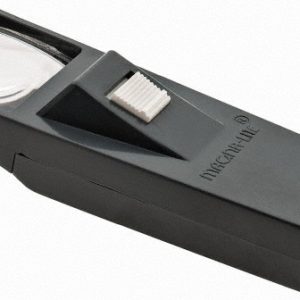 VALUE COLLECTION 10x Magnification, 1-1/4 Inch Long x 1-1/4 Inch Wide, Acrylic Handheld Magnifier 3002