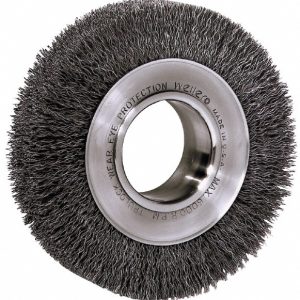 BALDOR RELIANCE Wheel Brush: 8" Wheel Dia, Crimped W82