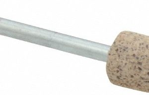 CRATEX Mounted Point: 3/4" Thick, 1/8" Shank Dia, B52, 36 Grit, Very Coarse B52A36CXH 1/8