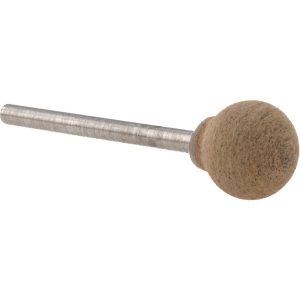 CRATEX Mounted Point: 1/2" Thick, 1/8" Shank Dia, B121, 80 Grit, Medium B121A80CXI 1/8