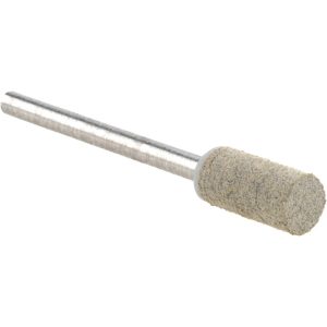 CRATEX Mounted Point: 1/2" Thick, 1/8" Shank Dia, W163, 80 Grit, Medium W163A80CXG 1/8