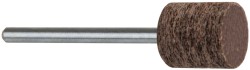 CRATEX Mounted Point: 1/2" Thick, 1/8" Shank Dia, W185, 36 Grit, Very Coarse W185A36CXI 1/8
