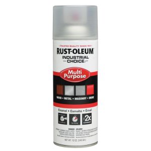 RUST-OLEUM Enamel Spray Paint: Crystal Clear, 12 oz 1610830