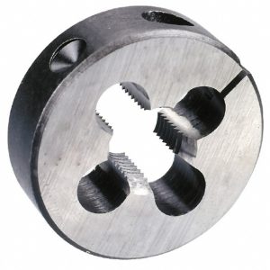 CLE-LINE Round Die: 3/4-16, 2" OD, High Speed Steel C65958