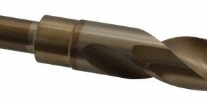 CHICAGO-LATROBE Reduced Shank Drill Bit: 49/64'' Dia, 1/2'' Shank Dia, 118 °, Cobalt 53449