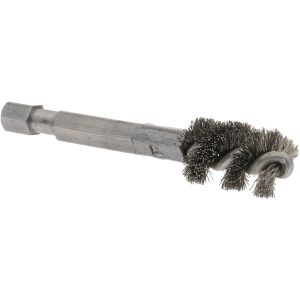 VALUE COLLECTION 3/8" ID, 1/2" Brush Dia, Stainless Steel, Power Fitting & Cleaning Brush 09-660006-HS