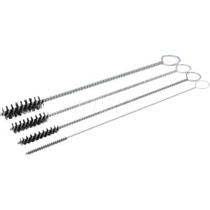 PRO-SOURCE Scratch Brush Set: Nylon, 1/2, 1/4, 1/8 & 3/8" Trim Length 08051