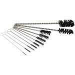 PRO-SOURCE Scratch Brush Set: Nylon, 1/2, 1/4, 3/4, 3/8 & 5/16" Trim Length 08041