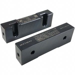 SNAP JAWS Vise Jaw: 4.00" Wide, 1-1/4" High, 0.7500" Thick, Flat 4MSJ-100