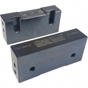 SNAP JAWS Vise Jaw: 4.00" Wide, 1-3/4" High, 1.0000" Thick, Flat 4MSJ-200
