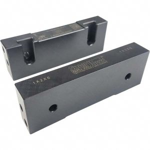 SNAP JAWS Vise Jaw: 6.00" Wide, 2" High, 1.0000" Thick, Flat 6MSJ-200