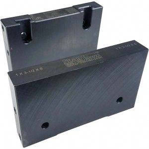 SNAP JAWS Vise Jaw: 6.00" Wide, 3-1/2" High, 1.0000" Thick, Flat 6MSJ-350