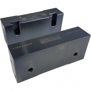 SNAP JAWS Vise Jaw: 6.00" Wide, 2-1/2" High, 1.5000" Thick, Flat 6MSJ-500