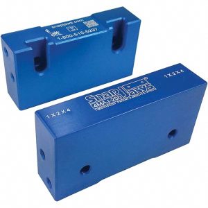 SNAP JAWS Vise Jaw: 4.00" Wide, 2" High, 1.0000" Thick, Flat 4MAJ-200