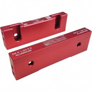 SNAP JAWS Vise Jaw: 6.00" Wide, 1-3/4" High, 0.7500" Thick, Flat 6MAJ-175