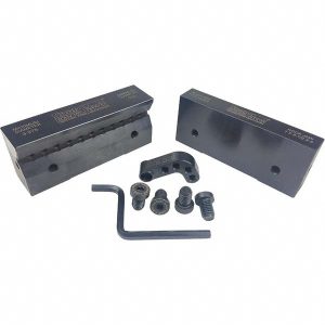 SNAP JAWS Vise Jaw: 6.00" Wide, 3-1/8" High, 0.0625" Thick, V-Groove 6OHV-150