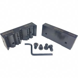 SNAP JAWS Vise Jaw: 6.00" Wide, 1-1/8" High, 0.0625" Thick, V-Groove 6MVJ-250