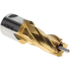 HOUGEN Annular Cutter: 9/16" Dia, 1" Depth of Cut, High Speed Steel 12618