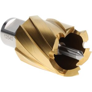 HOUGEN Annular Cutter: 1-1/4" Dia, 1" Depth of Cut, High Speed Steel 12640