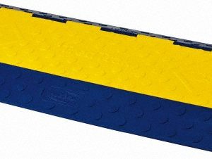 HUBBELL WIRING DEVICE-KELLEMS 5 Channel, T-Shaped, Drop Over Cable Ramp HBLTRED5B