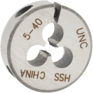 VALUE COLLECTION Round Die: #5-40, High Speed Steel 314-1018