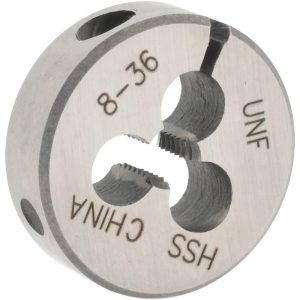 VALUE COLLECTION Round Die: #8-36, High Speed Steel 314-1028