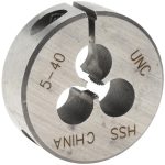 VALUE COLLECTION Round Die: #5-40, 1" OD, High Speed Steel 314-1118