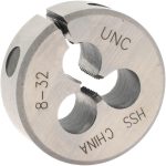 VALUE COLLECTION Round Die: #8-32, 1" OD, High Speed Steel 314-1126